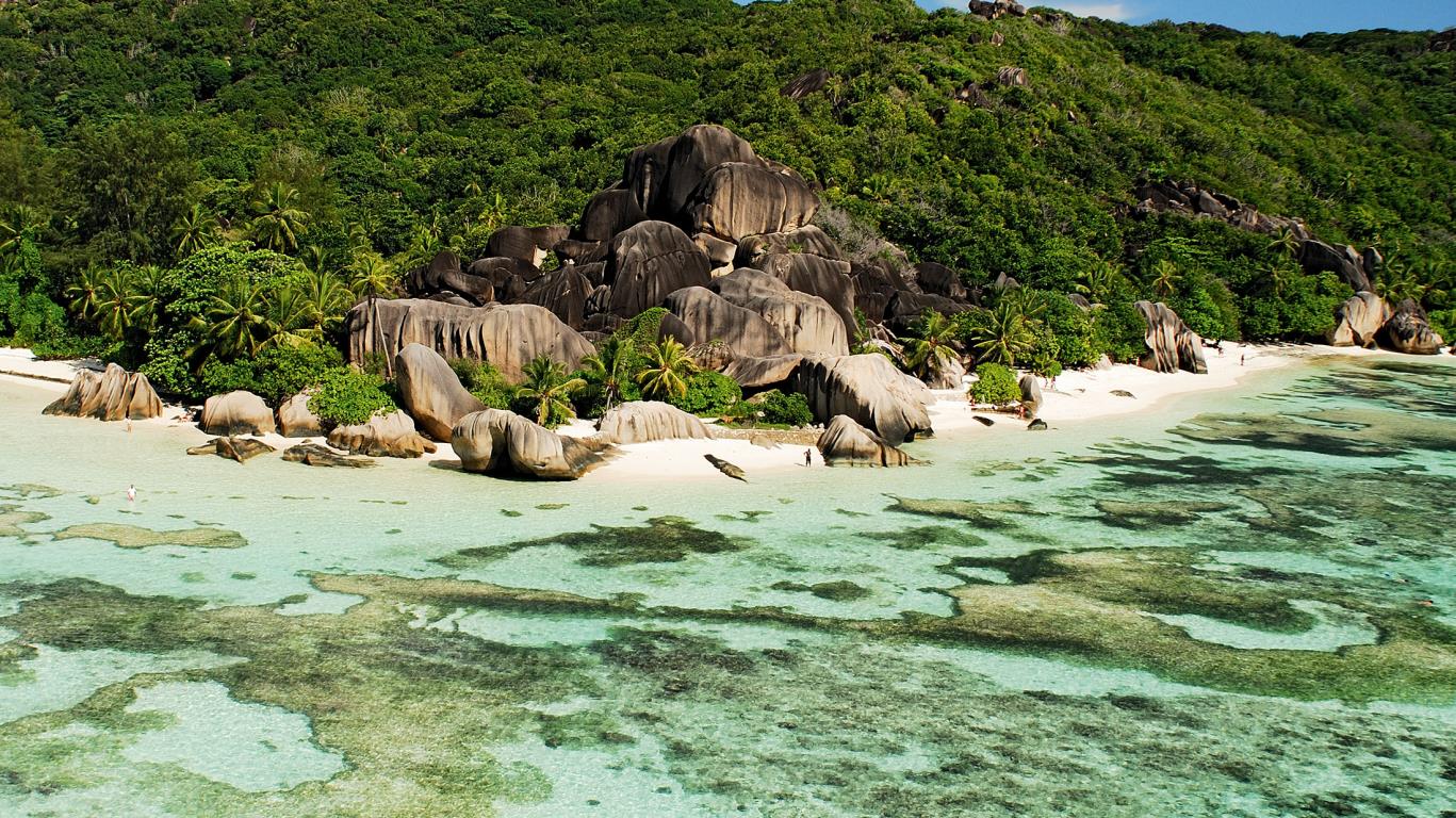 Droomstrand op de Seychellen