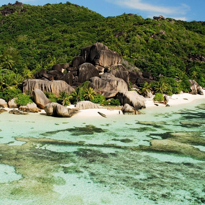 Droomstrand op de Seychellen