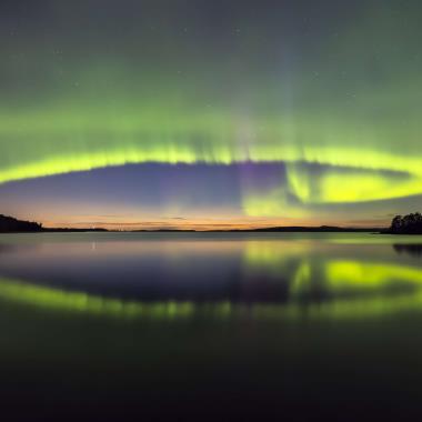 Noorderlicht in Fins Lapland