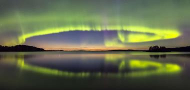 Noorderlicht in Fins Lapland