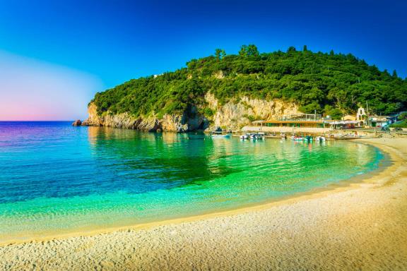 Paleokastritsa strand Corfu