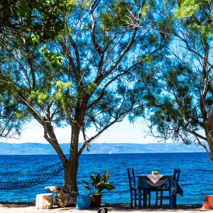 Geweldig uitzicht op Lesbos