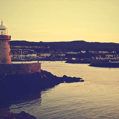 De vuurtoren in Dublin