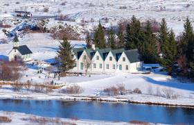 National Park Thingvellir op IJsland
