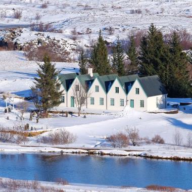 Het Thingvellir Park in IJsland