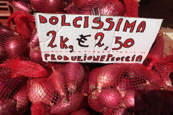 Rode ui, één van de specialiteiten van Calabrië