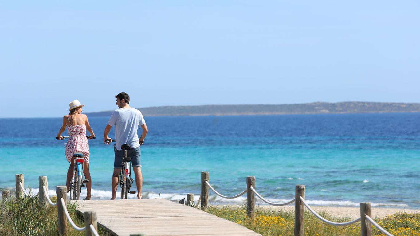 Fietsen op Formentera