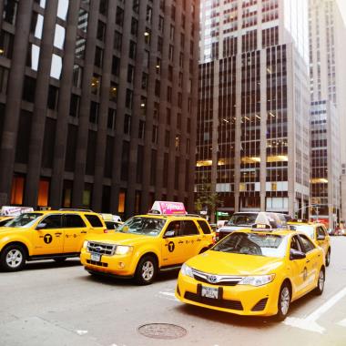 Yellow Cabs in New York