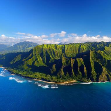 Luchtfoto van Hawaii