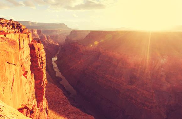 De Grand Canyon in Amerika