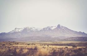 Tongariro National Park in Nieuw-Zeeland