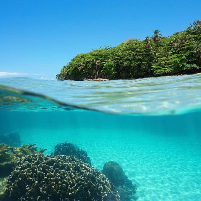 Onder water in Costa Rica