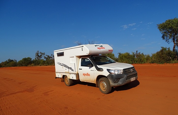 Rode zand Australië
