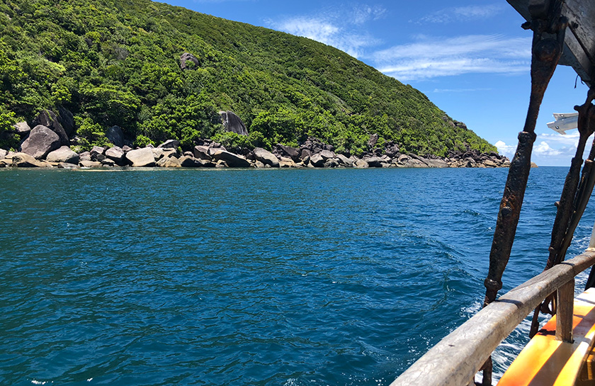Great Barrier Reef uitzicht eilandjes