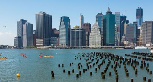 Kajakken in New York