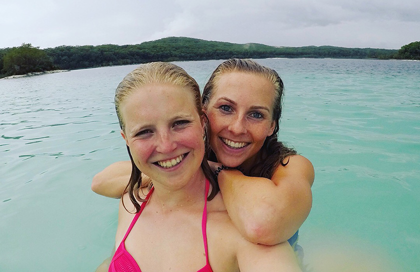 Fraser Island zwemmen