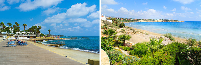 Stranden Municipal Bath Beach en Coral Bay